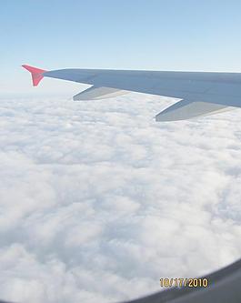 飛機(jī)上的天空?qǐng)D片