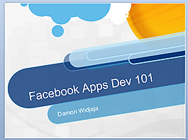 facebook設計ppt模板