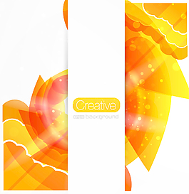 創(chuàng)意花卉背景矢量5華麗