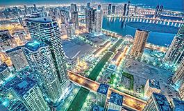 城市夜景图片