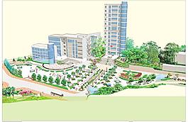 遵義市鳳岡縣政協(xié)廣場鳥瞰圖片