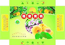 黃桃包裝圖片