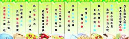 食堂标语图片