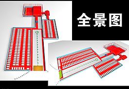 奠基儀式全景俯視圖圖片