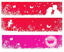 情人節(jié)的旗幟