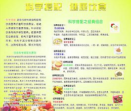 食堂展板圖片