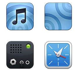 iPhone4精美蘋果圖標