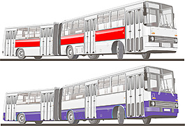 公共汽車向量
