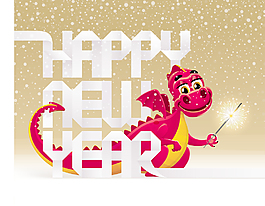 2012的龙年设计01矢量