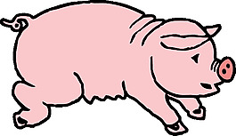 小豬剪貼畫