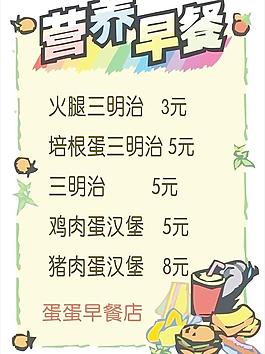營養早餐圖片