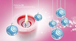溫馨典雅圣誕節(jié)背景PSD分層