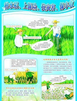 農(nóng)業(yè)保險海報圖片