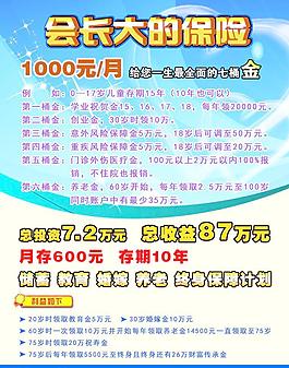 保險(xiǎn)dm宣傳單圖片