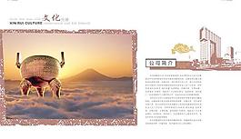 文化傳播公司簡(jiǎn)介畫冊(cè)PSD分