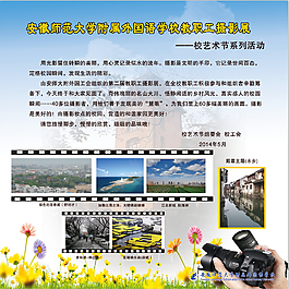 攝影展展板