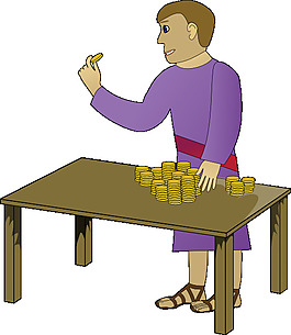 richdad有錢(qián)的年輕人的計(jì)數(shù)剪貼畫(huà)