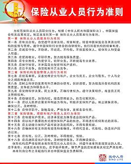 保險從業人員行為準則圖片