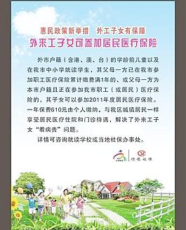 外來工子女參加醫療保險圖片