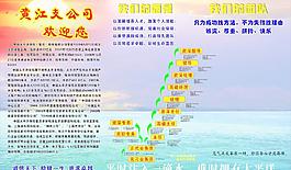 太平洋保险公司文化墙图片