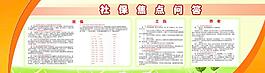 社保展板圖片