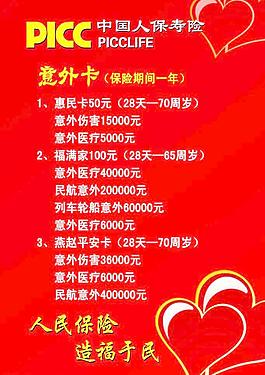 picc 人保意外卡图片