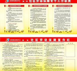 勞動(dòng)保障宣傳欄圖片