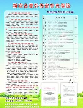 新农合宣传单图片