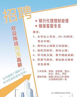 招聘海報圖片