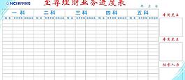 業績表圖片