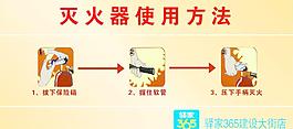 滅火器使用方法圖片