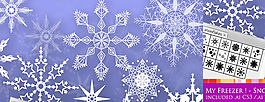 雪花矢量图