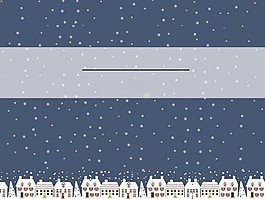 白雪皚皚PPT模板