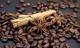 咖啡 咖啡豆 茴香圖片