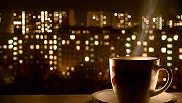咖啡杯 城市圖片