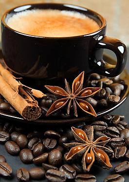 咖啡 咖啡豆 茴香圖片