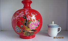 陶瓷圓球酒瓶圖片
