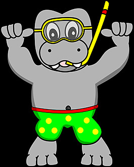 snorkelinghippo