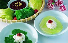 飯菜飯團(tuán)圖片
