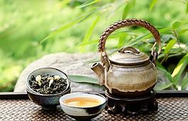 茶壺茶水茶葉圖片
