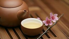 禪風茶趣 茶葉 茶具 櫻花圖片