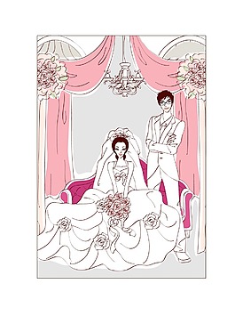 結婚的新人