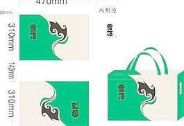 雪花啤酒環(huán)保袋圖片