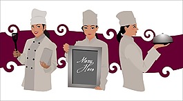 美女廚師