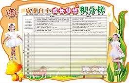 兒童成長(zhǎng)夢(mèng)想積分榜