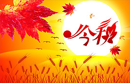 秋天海报蜻蜓广告设计矢量素材