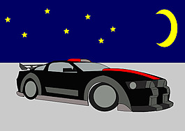 福特野馬GT 500剪貼畫