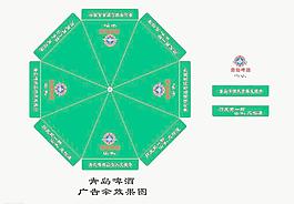 青島啤酒廣告太陽傘圖片