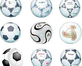 高清足球矢量圖