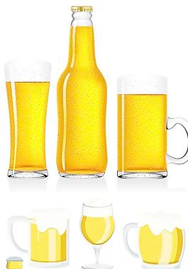 啤酒設(shè)計(jì)矢量圖